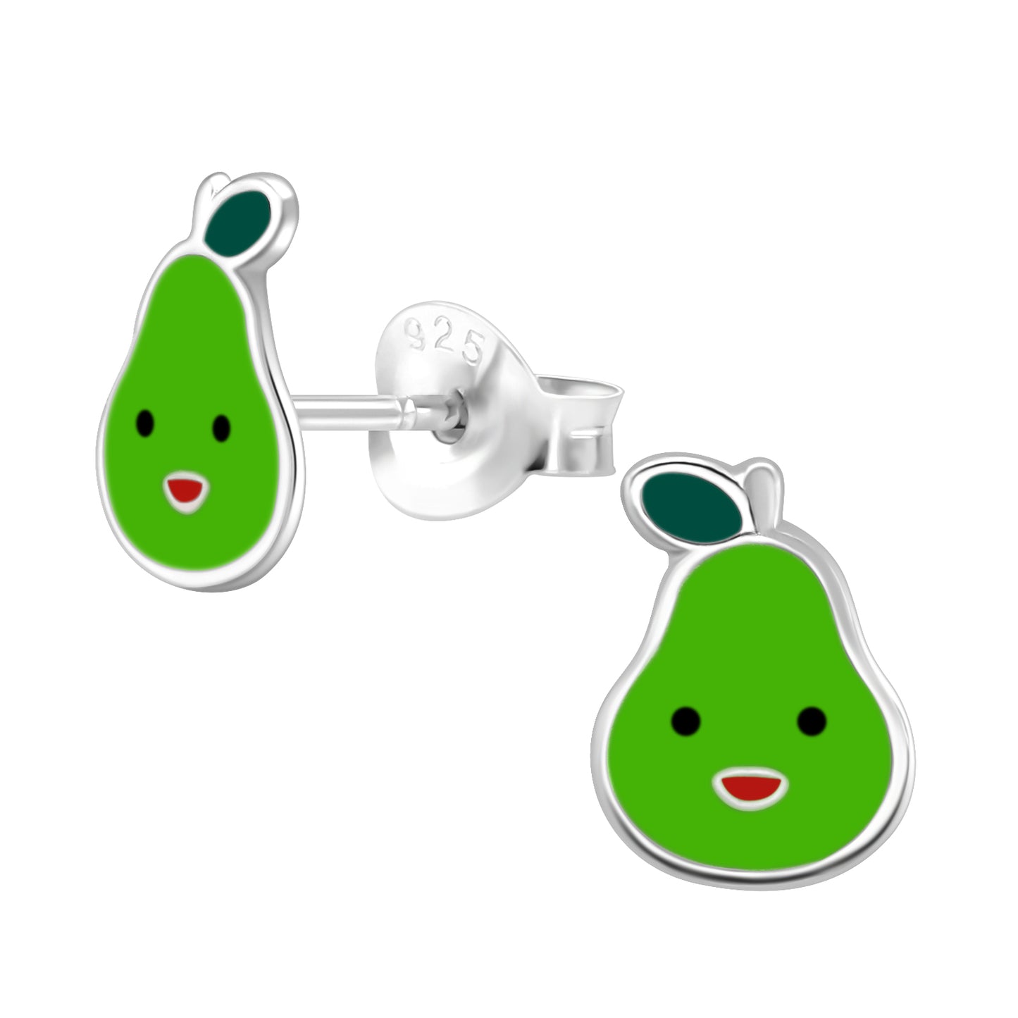 Kids Avocado Fruit Studs - Hypoallergenic Sterling SIlver