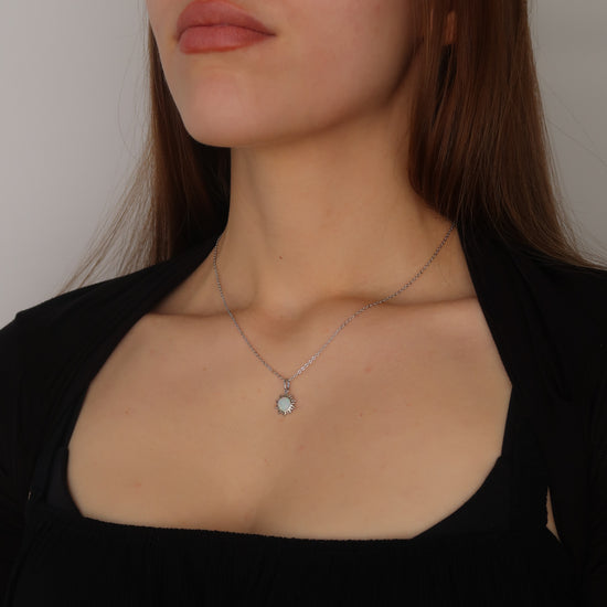 Sun Necklace - Sterling Silver