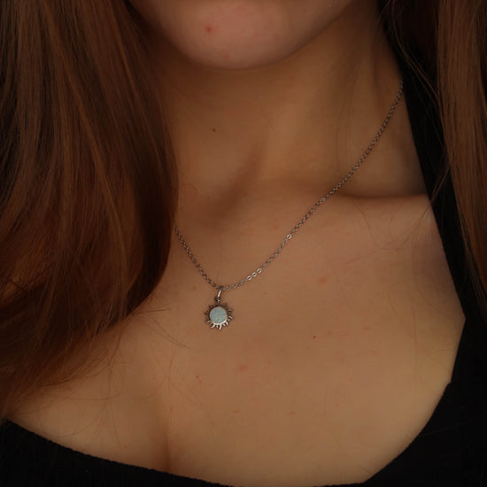 Sun Necklace - Sterling Silver
