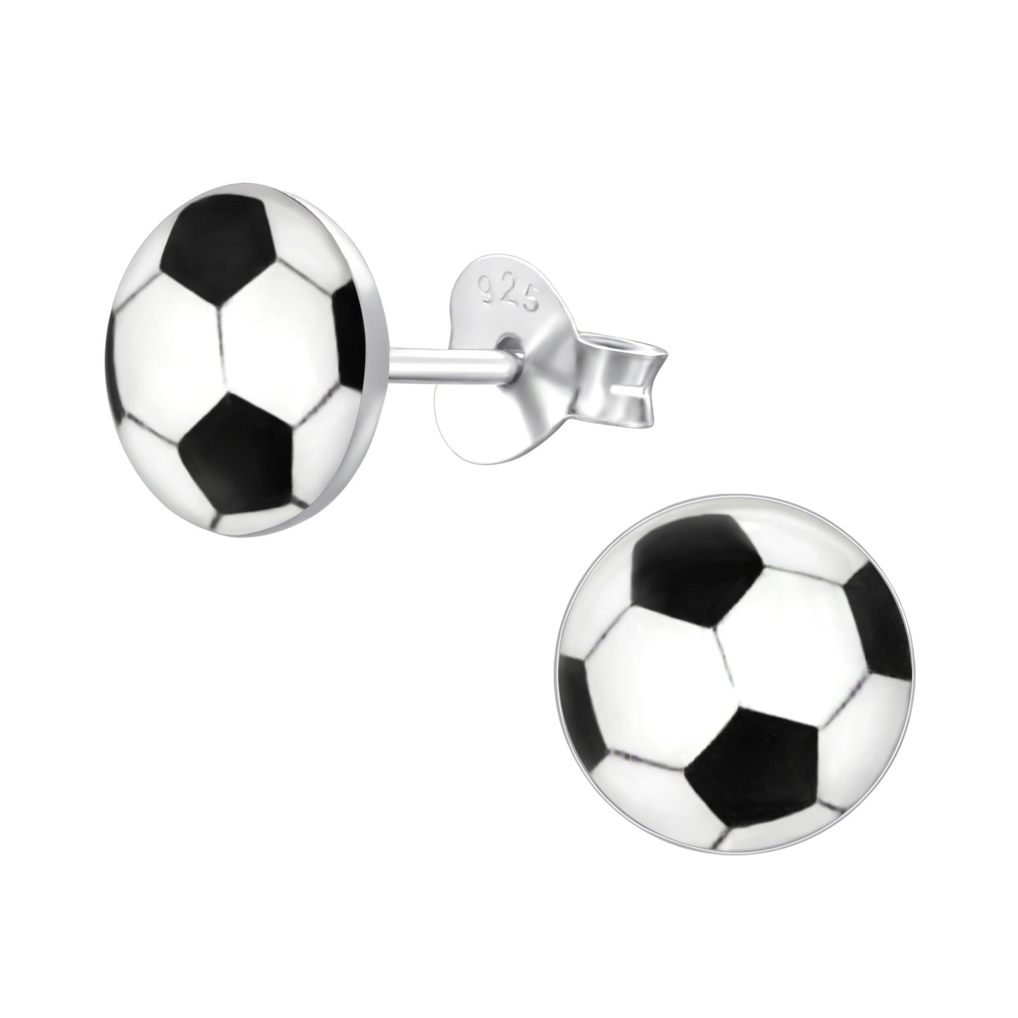 children's soccer ball earrings