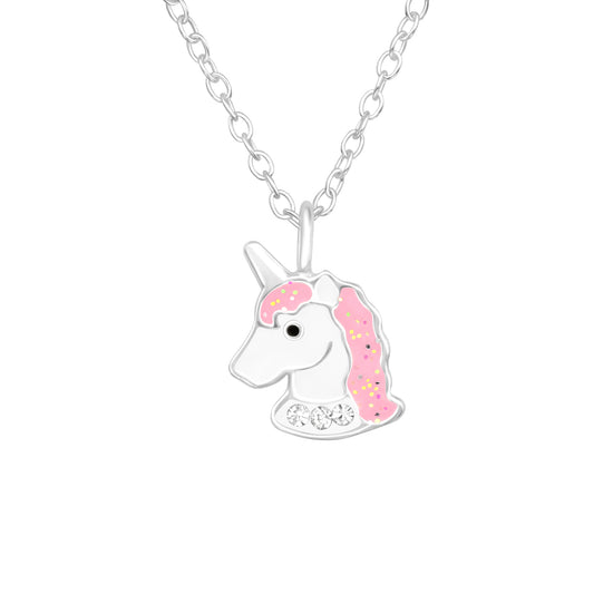 Unicorn Necklace Australia - 925 Sterling Silver in Pink