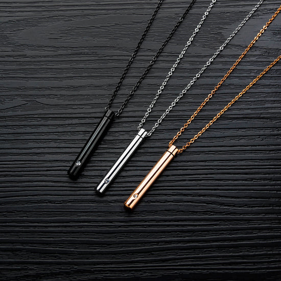 URN ASH CREMATION NECKLACE - Stainless Steel
