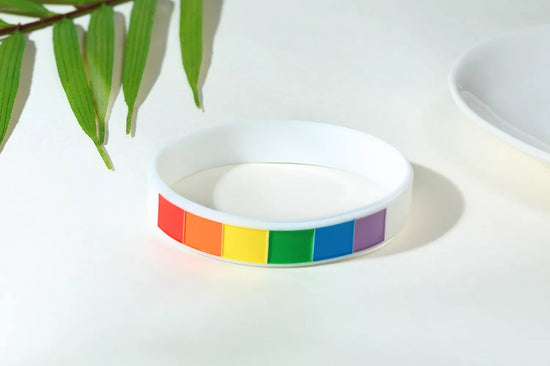 Pride Bracelet : LGBTQ+ Silicone Wrist Band