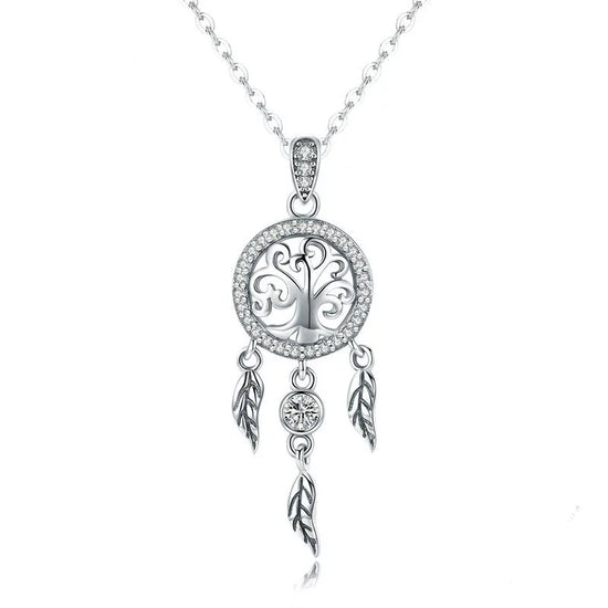 Silver Tree of Life Necklace: Made from Genuine Sterling Silver