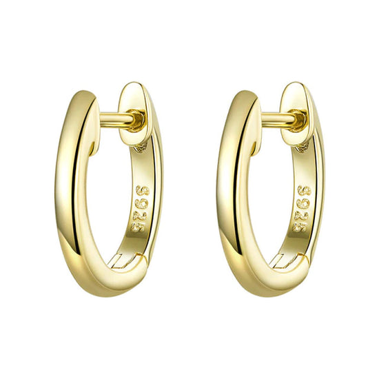 Small Gold Huggie Hoop Earrings: Women & Children's Gold Jewellery Collection