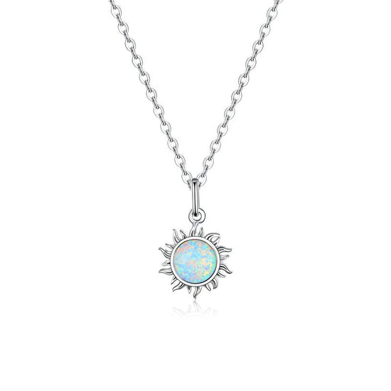 Sun Necklace - Sterling Silver